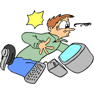 Computer Accident clipart, cliparts of Computer Accident free download