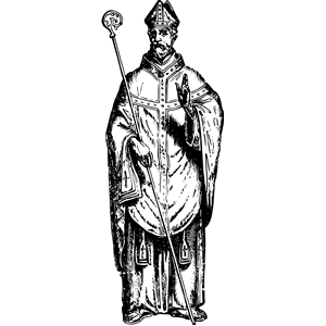 Mitred abbot