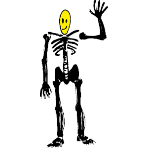 Skeleton Waving