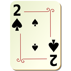 Ornamental deck: 2 of spades
