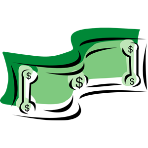Stylized dollar bill (Money)
