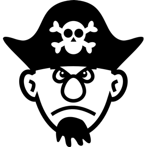 Angry young pirate