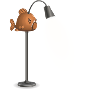 Fish lamp from Glitch