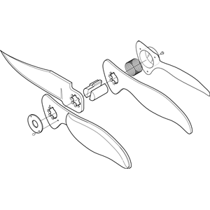 Pocket Knife - Exploded View