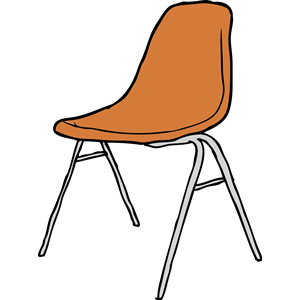 Modern Chair 3/4 Angle