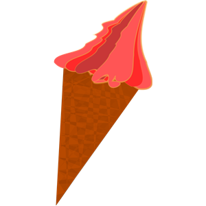 Wild-Berry Ice Cream Cone