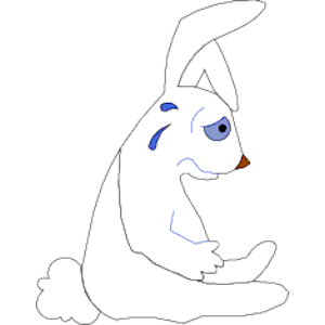 Rabbit Worried
