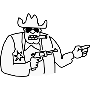 Sheriff (doodle style)