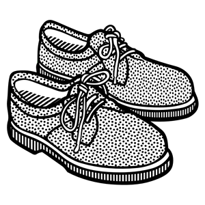 shoes - lineart