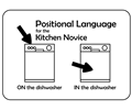 Positional Language for the Dishwasher