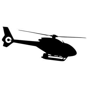 Helicopter Silhouette 3