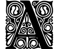 Peter Behrens Alphabet 1908 (A)