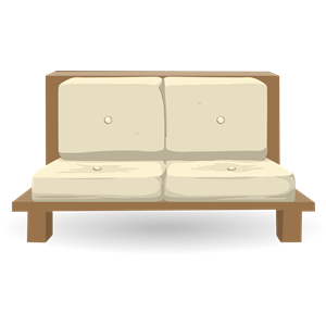 Simple sofa from Glitch