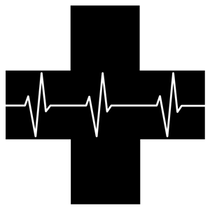 Red Cross First Aid Icon Optimized Silhouette