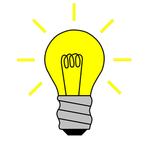 Light Bulb On Clipart Cliparts Of Light Bulb On Free Download Wmf Eps Emf Svg Png Gif Formats