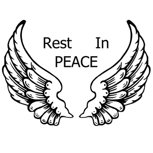 Rest In Peace Wings Clipart Cliparts Of Rest In Peace Wings Free Download Wmf Eps Emf Svg Png Gif Formats