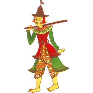 Vintage Myanmar Character 3