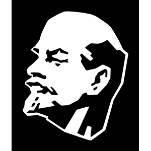 Lenin silhouette