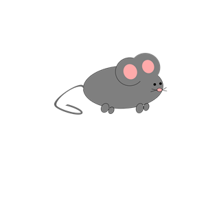 Gray Pink Mouse