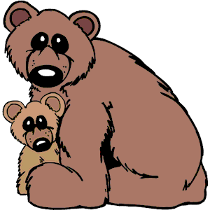 Bear Family 1 Clipart Cliparts Of Bear Family 1 Free Download Wmf Eps Emf Svg Png Gif Formats
