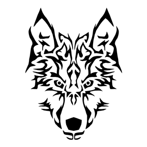 Tribal Wolf Symmetric