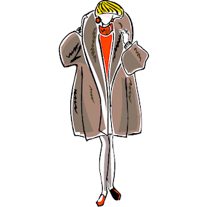 Woman in Fur Coat