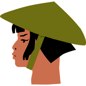 Asian Lady's Head