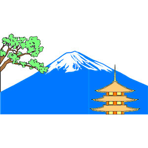 Mt Fuji clipart, cliparts of Mt Fuji free download (wmf, eps, emf, svg