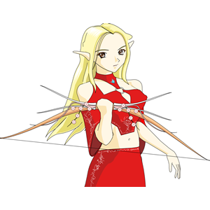 Animation of Banshee elven archer