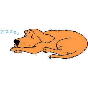 Dog Sleeping clipart, cliparts of Dog Sleeping free download (wmf, eps