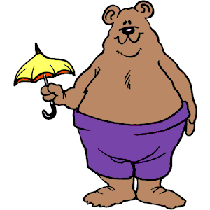 Bear with Umbrella 1