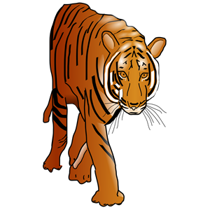 tiger clipart, cliparts of tiger free download (wmf, eps, emf, svg, png