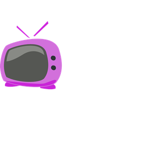 Purple Cartoon Tv
