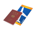 Japanese Passport and Ticket