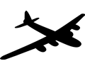B-29 Bomber Airplane Shadow