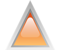 led triangular orange