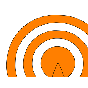 Orange-radio-tower-icon