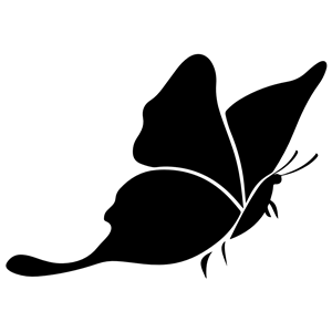 Butterfly Silhouette 3 Clipart Cliparts Of Butterfly Silhouette 3 Free Download Wmf Eps Emf Svg Png Gif Formats