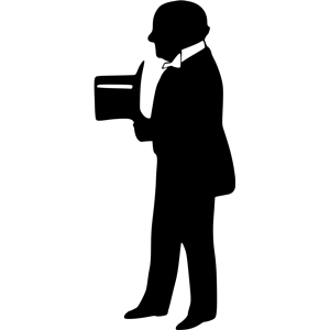 Gentleman silhouette 2