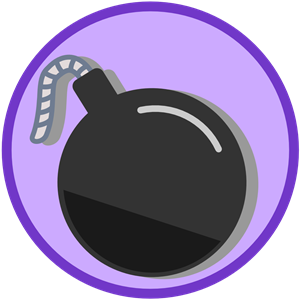 Bomb icon (Flat)