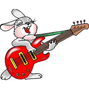Rabbit with Guitar