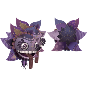 Purple Flower Mask