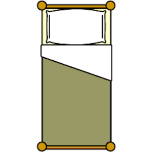 Bed - Bottom Bunk clipart, cliparts of Bed - Bottom Bunk free download