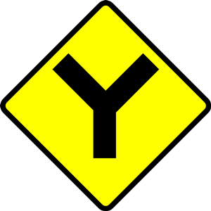 caution_Y road