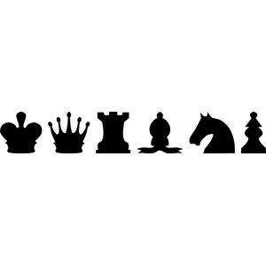 Chess Set Silhouettes