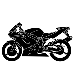 Motorcycle Silhouette Vector