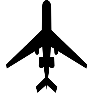 Airplane pictogram fixed