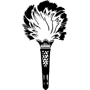 Torch silhouette