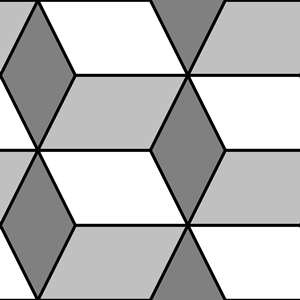 pattern diamond cubes 1