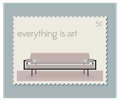 Mid-Century Stamp with Modern Couch
